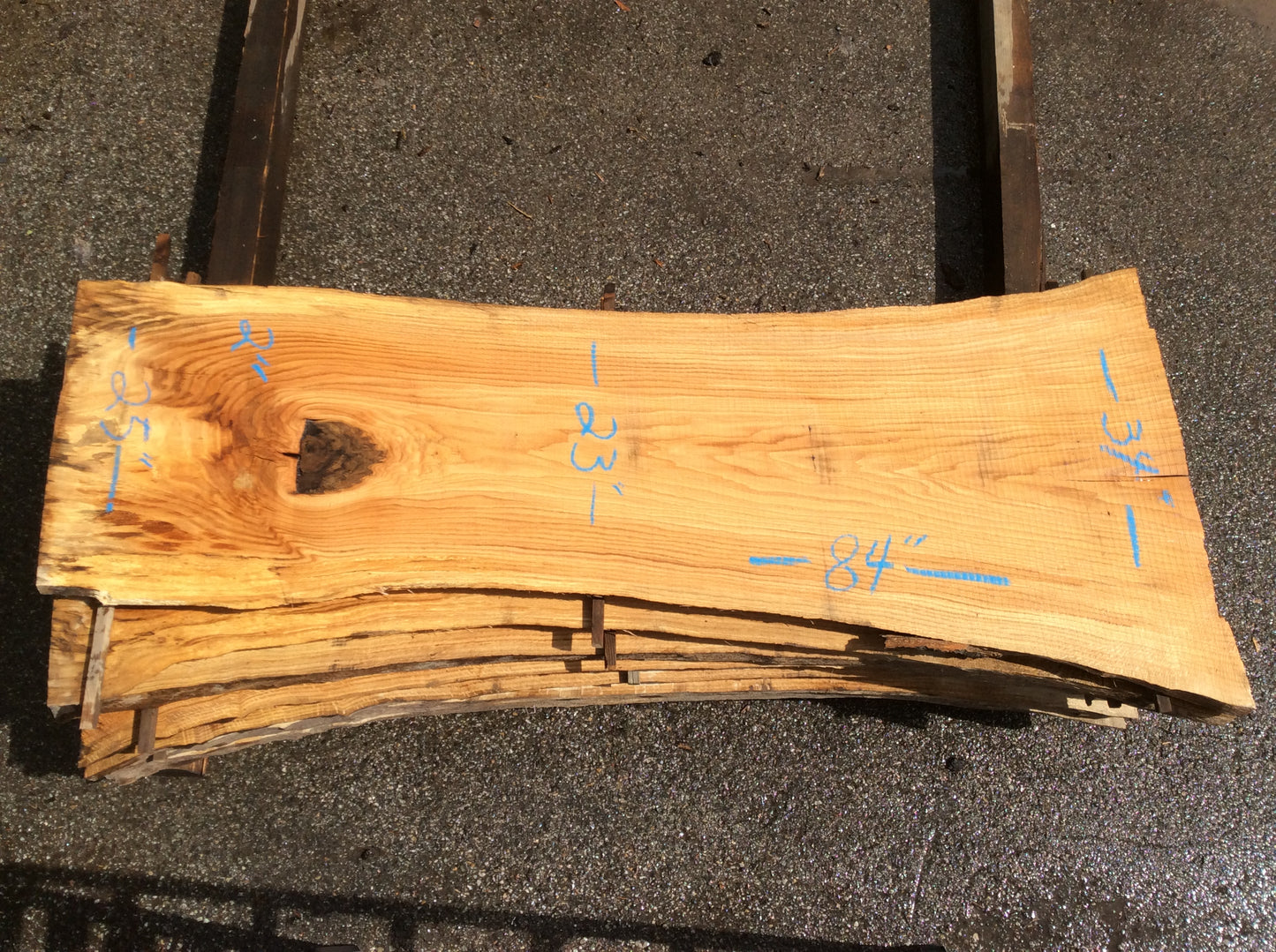 White Oak, Nice figure/1 knot