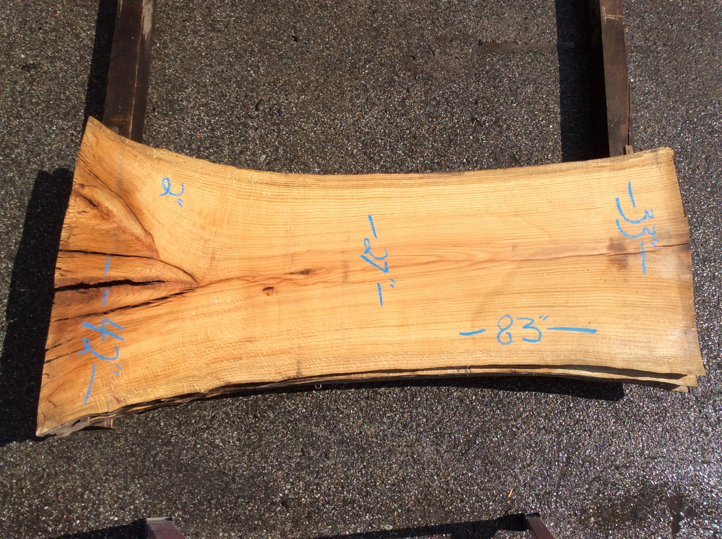 White Oak, Clear - 1 lg crack
