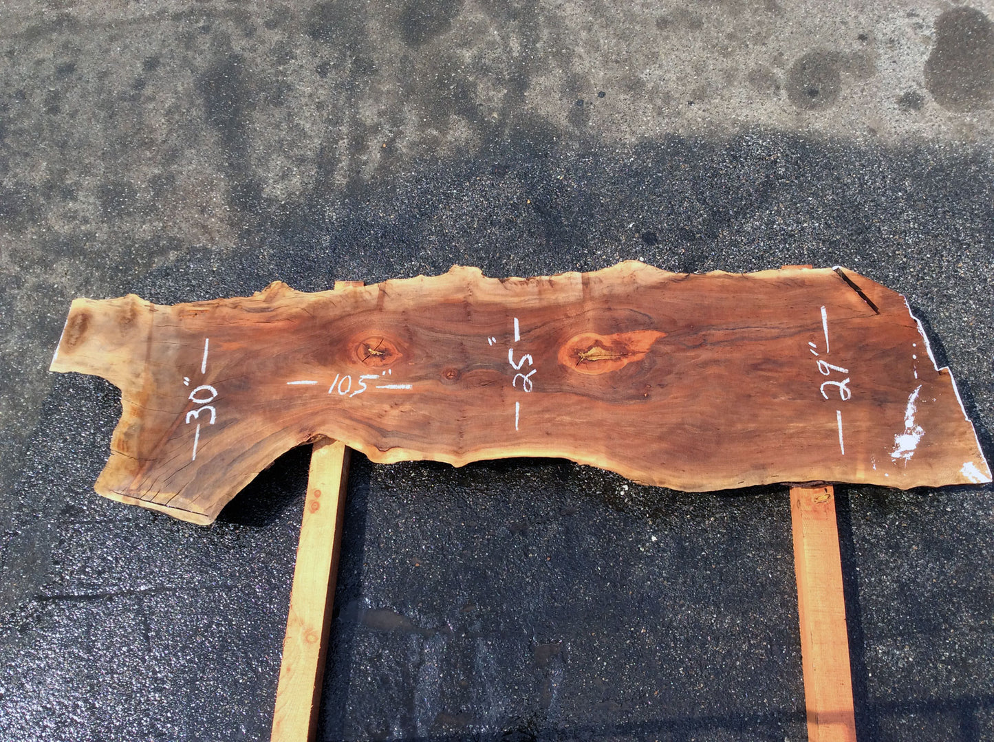 Live Edge Slab, California Sycamore
