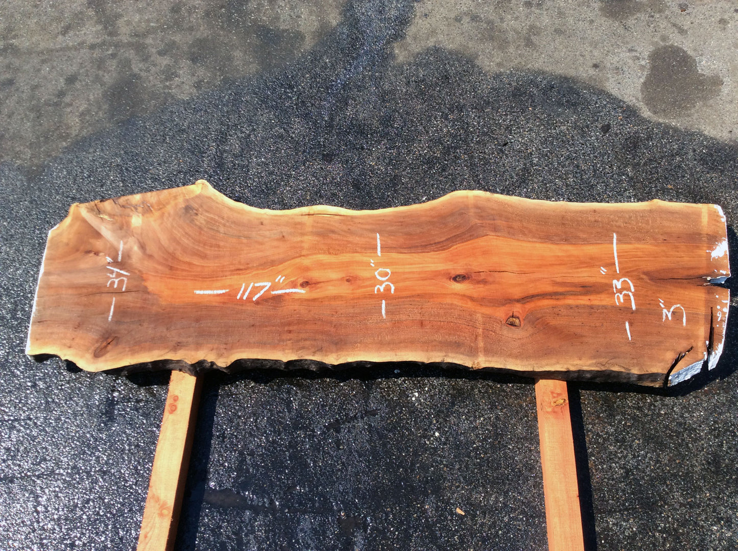 Live Edge Slab, California Sycamore