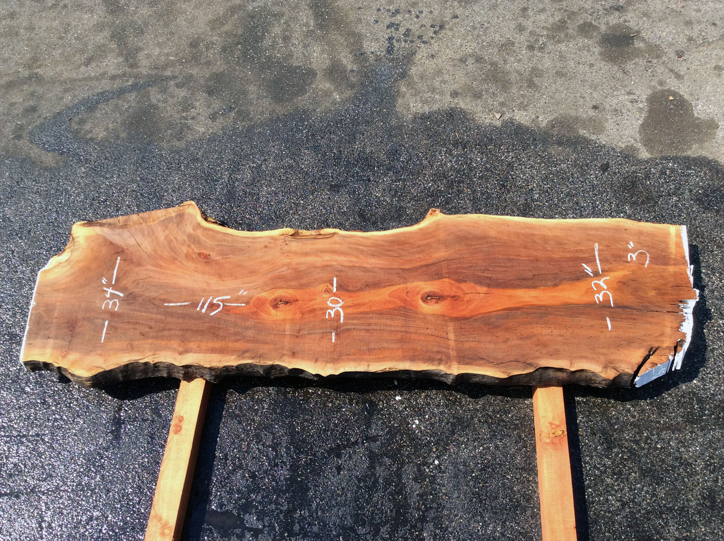 Live Edge Slab, California Sycamore