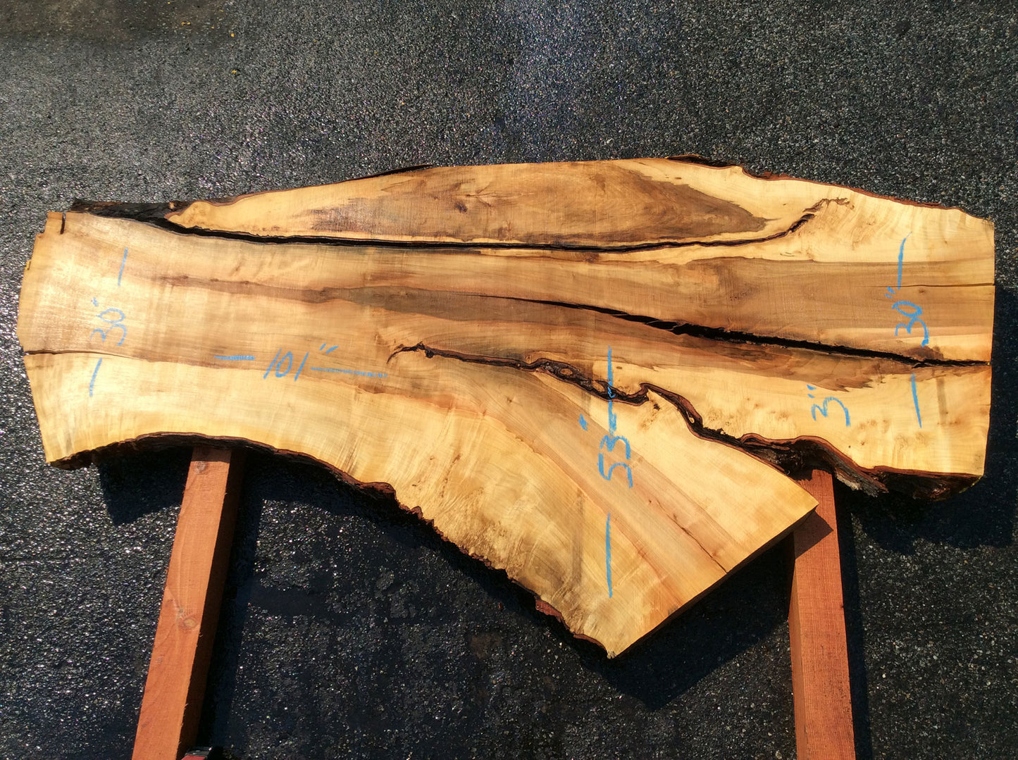 Silver Maple, Live Edge Slab