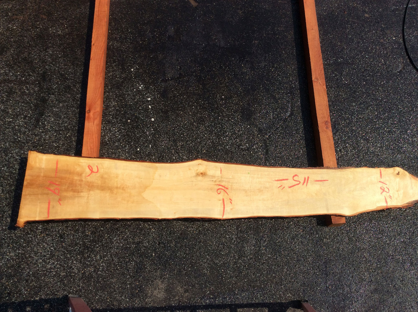 Silver Maple, Straight Cut
