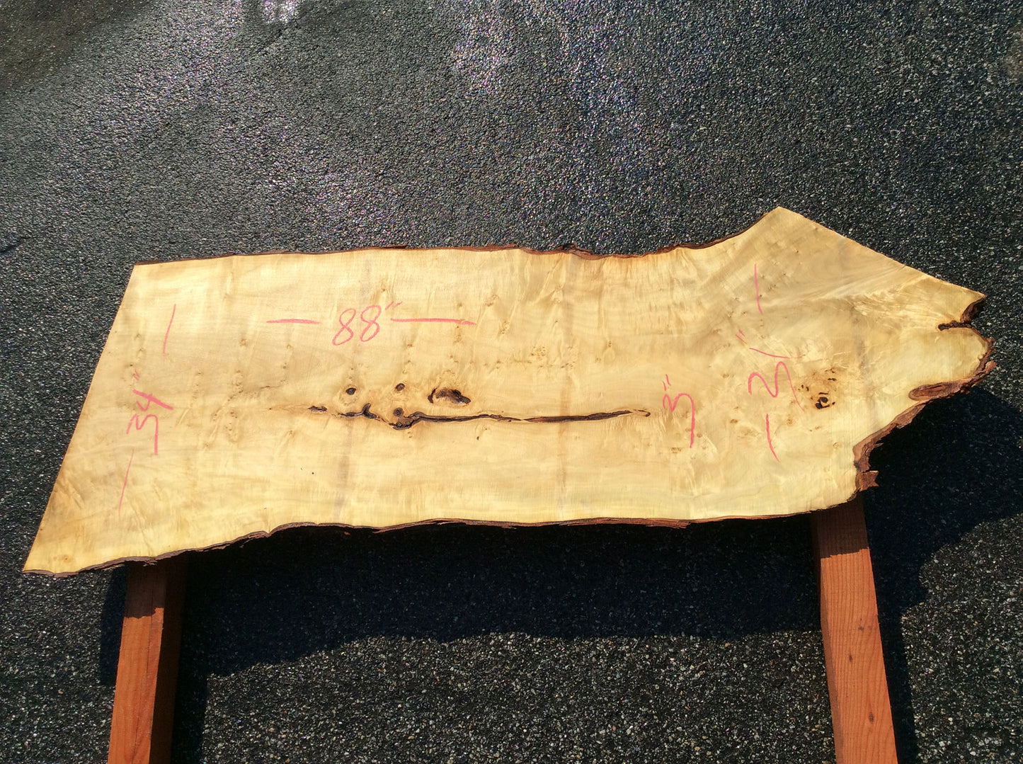 Silver Maple, Crotch Wood