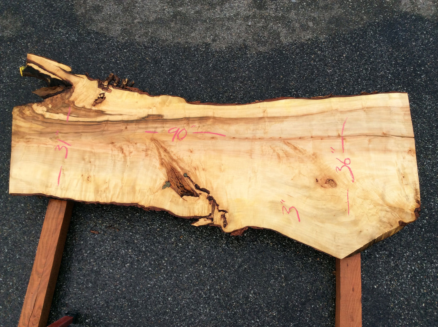 Silver Maple, Crotch Wood