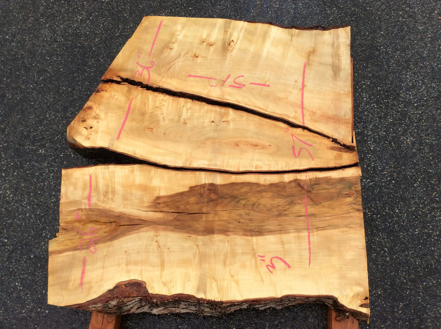 Silver Maple, Crotch Wood