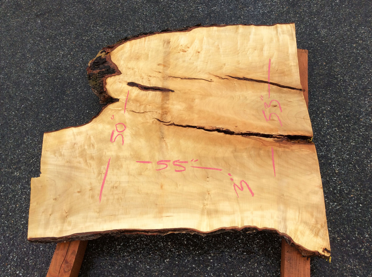 Silver Maple, Crotch Wood