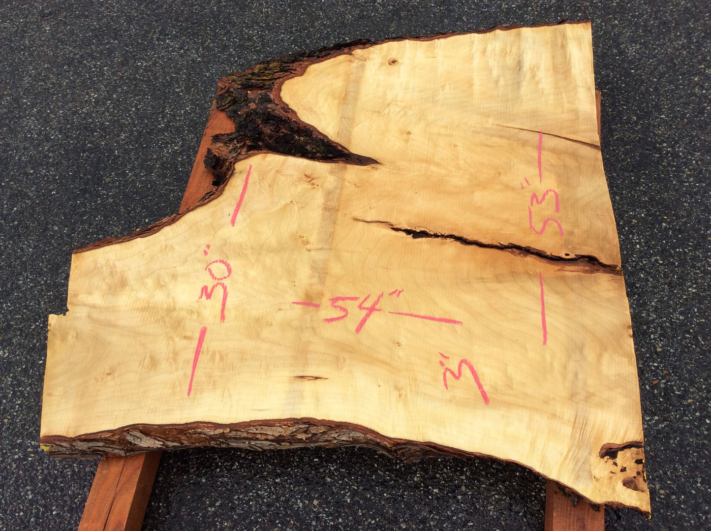 Silver Maple, Crotch Wood