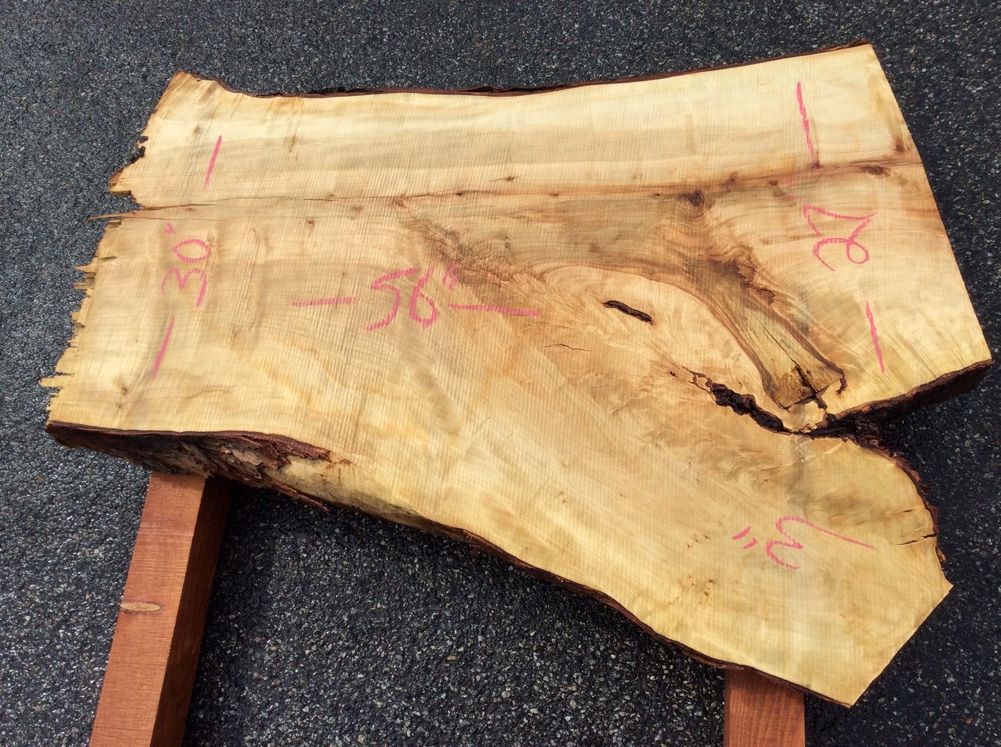 Silver Maple, Crotch Wood