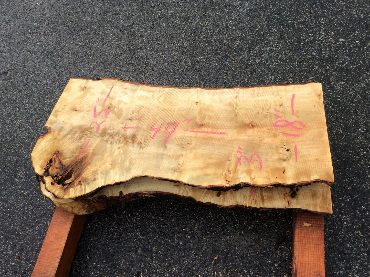 Silver Maple, Straight Cut