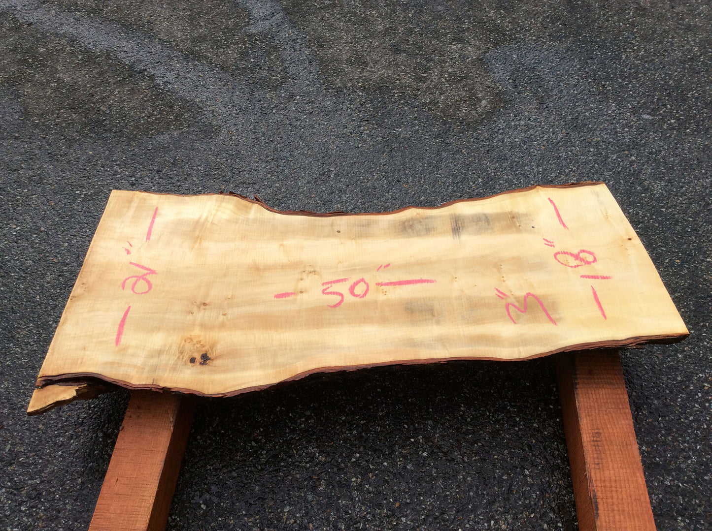 Silver Maple, Straight Cut