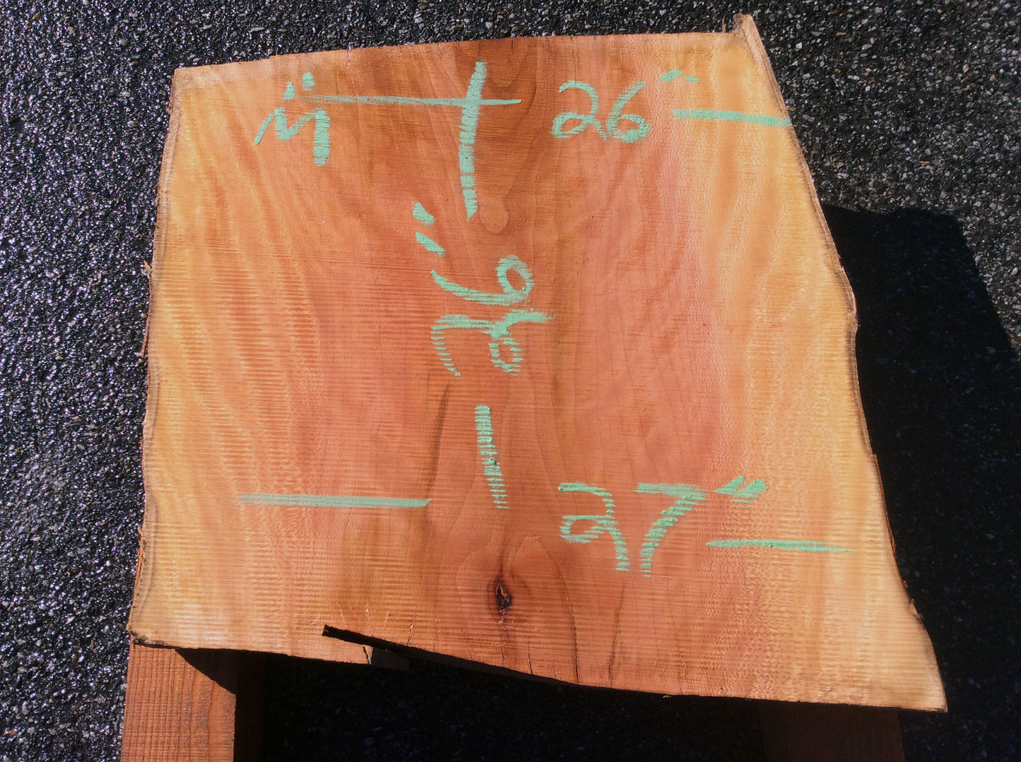 Straight Cut, California Sycamore