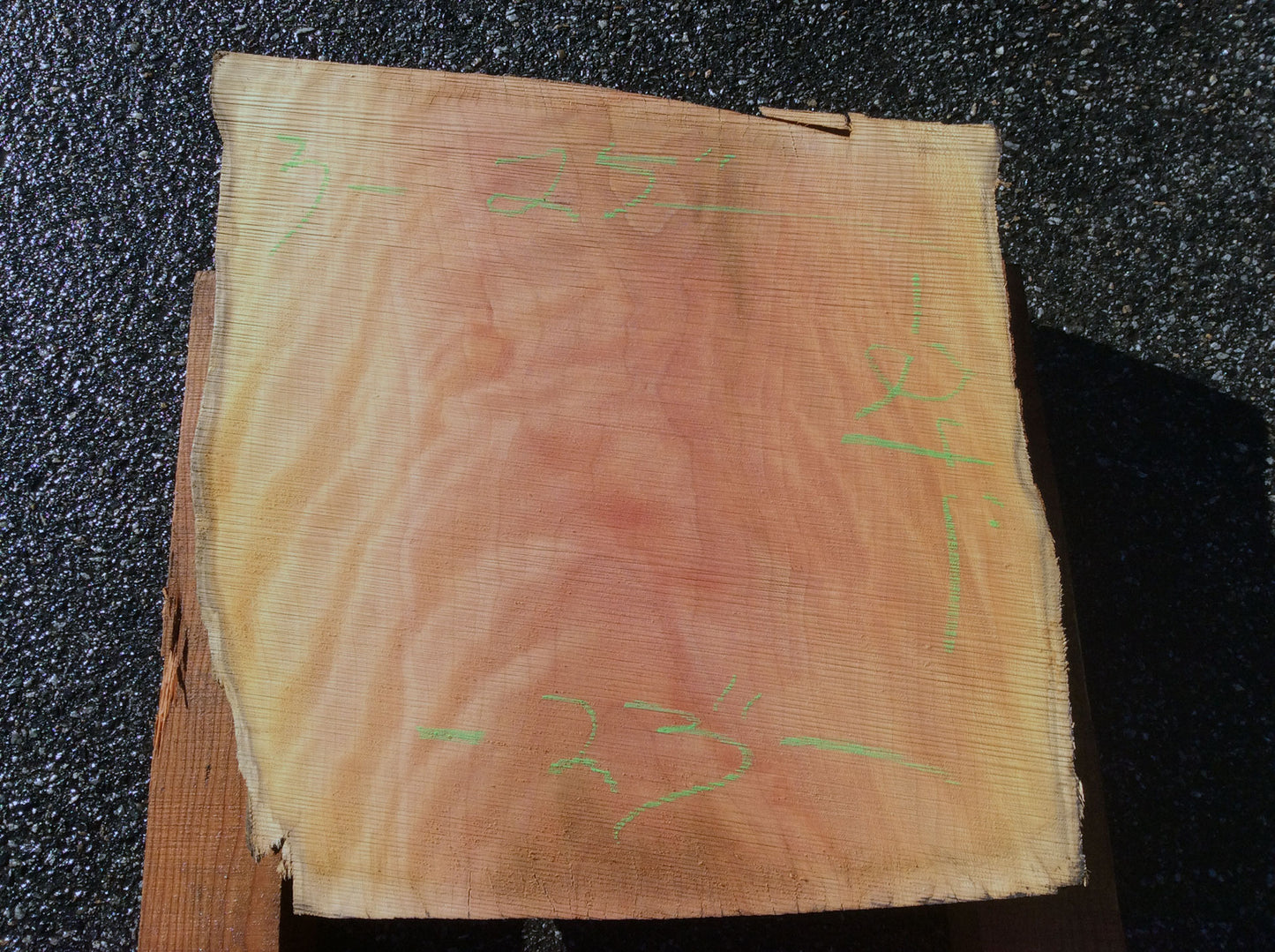 Straight Cut, California Sycamore