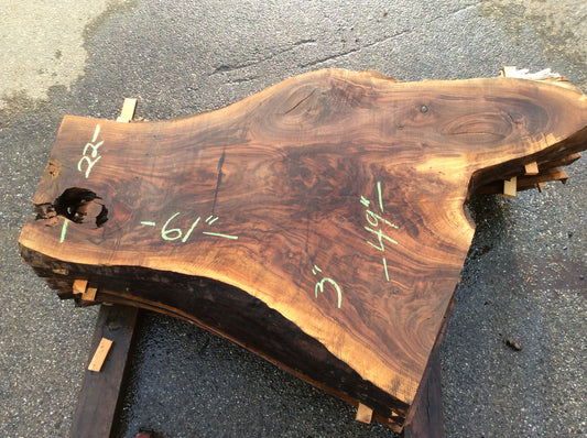 Claro Walnut, High figure marbled