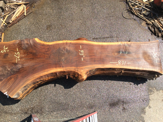 Claro Walnut, 4 nails end crotch