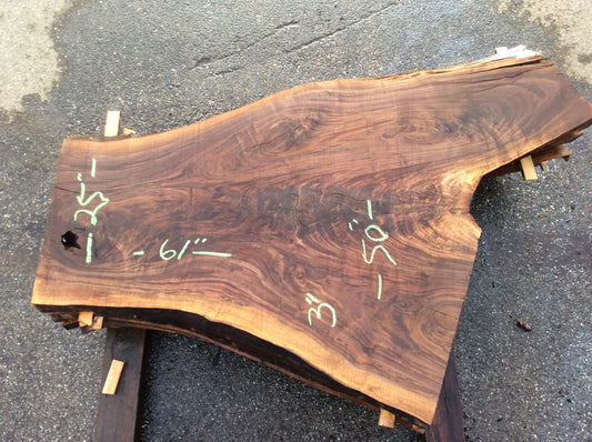 Claro Walnut, High figure light sapwood