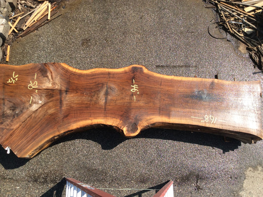 Claro Walnut, High figured end crotch