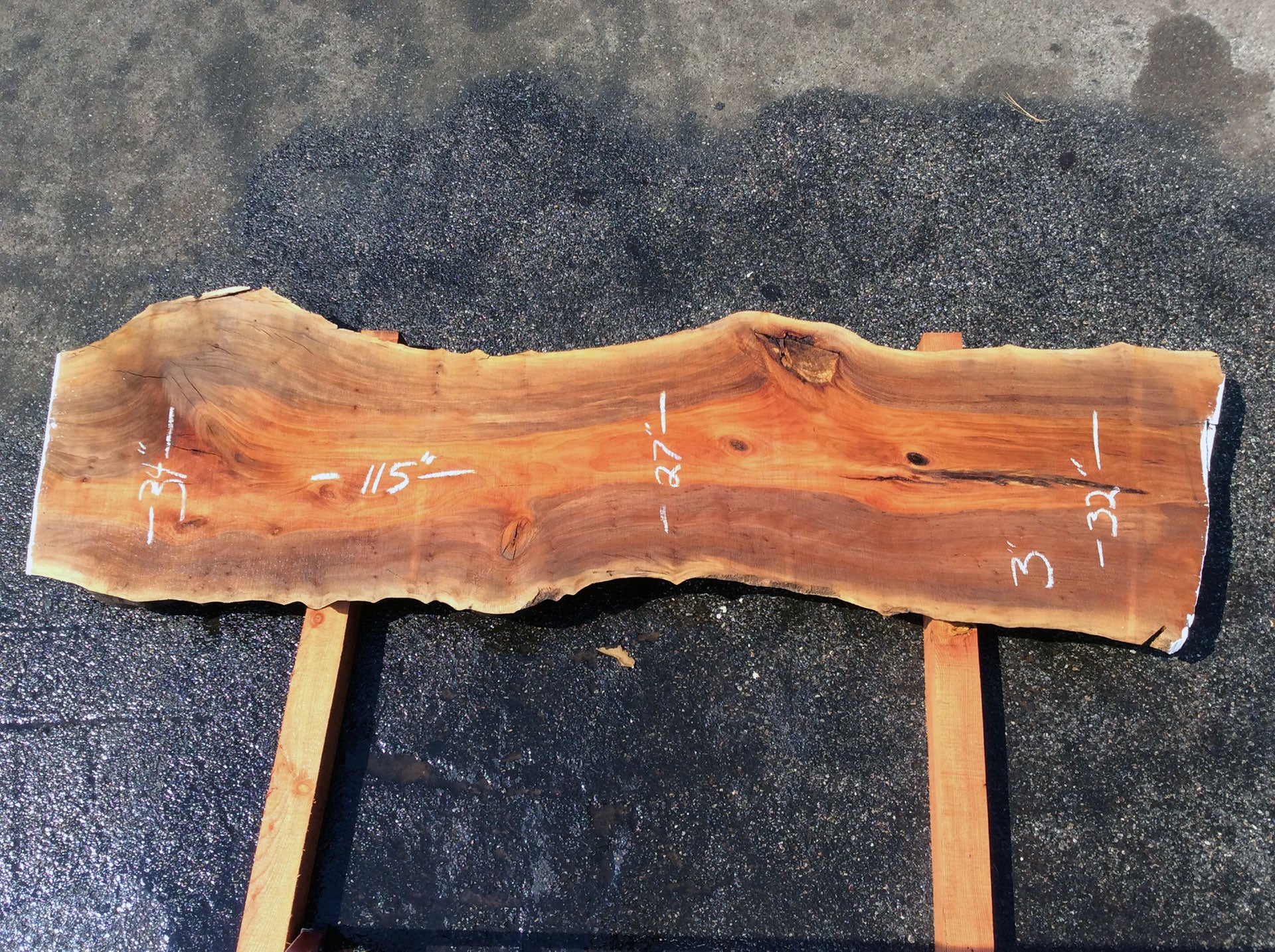 Live Edge Slab, California Sycamore